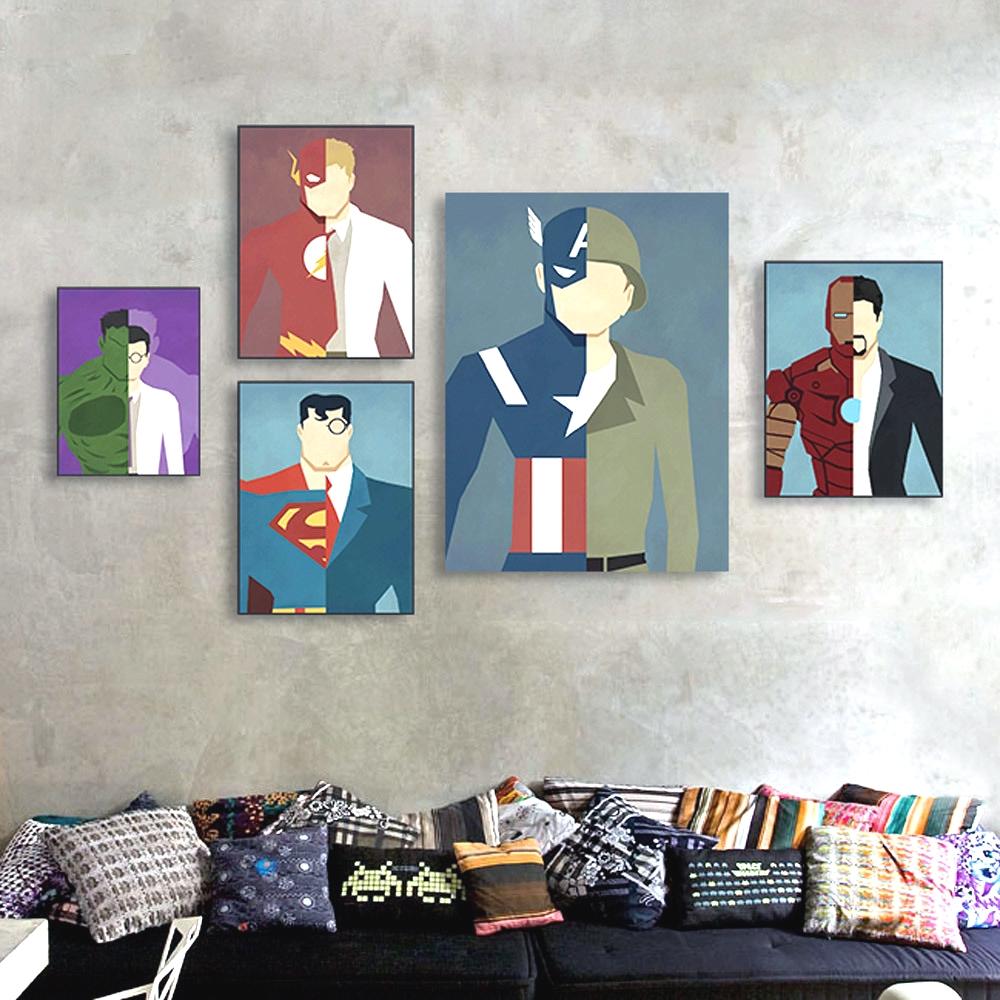 Double face Super Hero - Flash | poster | STIKEO.COM