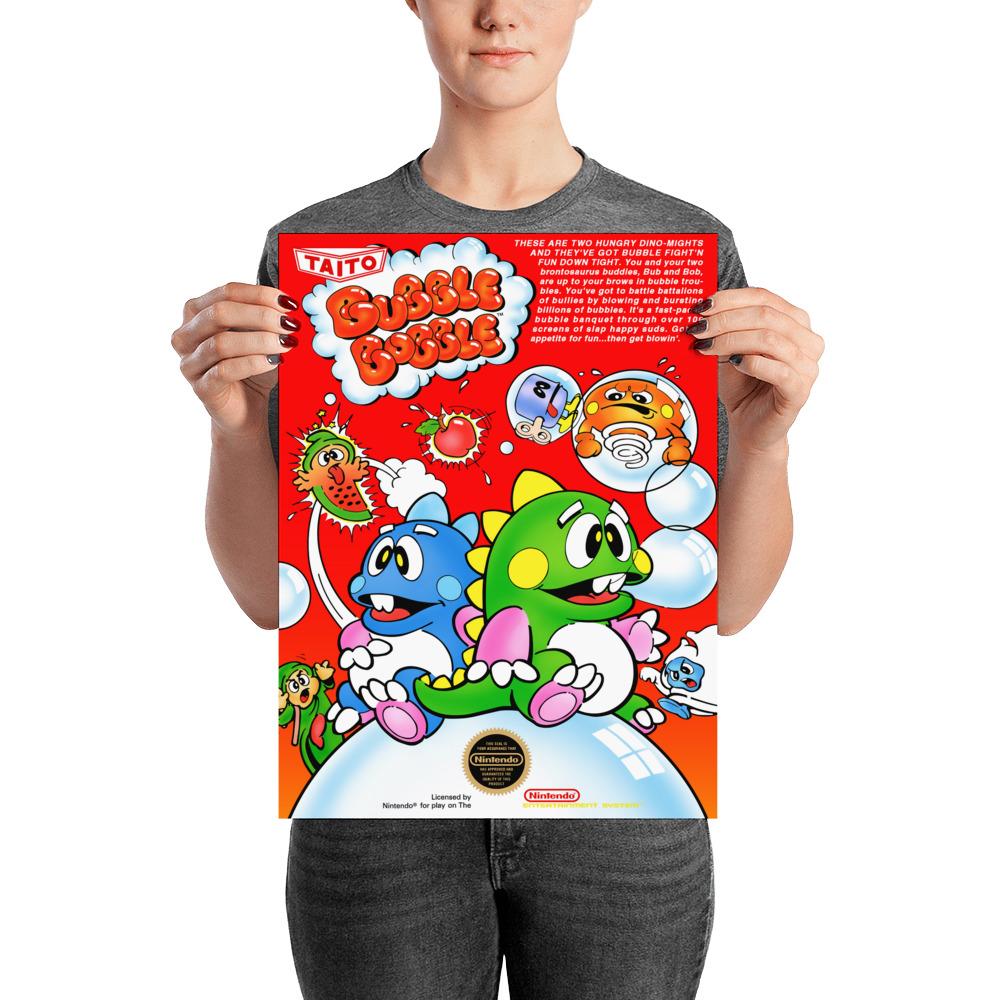 Retrogaming - Bubble Bobble - Nes cover