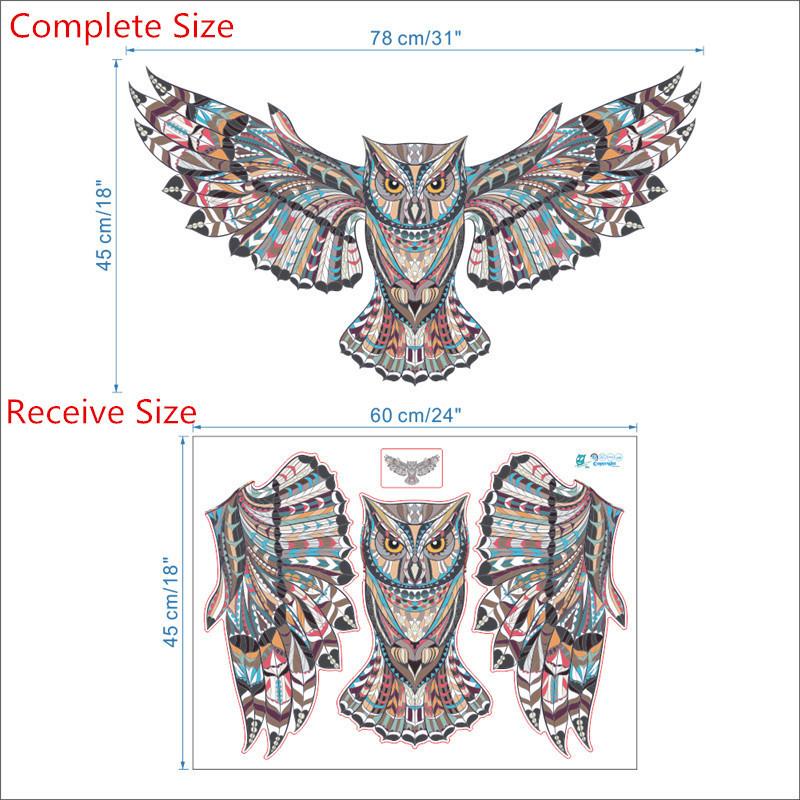 Sticker mural - Tribal Owl | sticker mural | STIKEO.COM