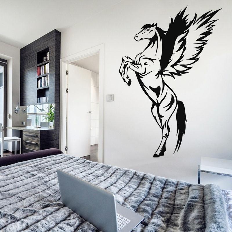 Sticker Mural - Pégase cabré | sticker mural | STIKEO.COM