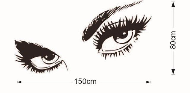 Sticker mural Géant - Sexy Eyes | sticker mural | STIKEO.COM