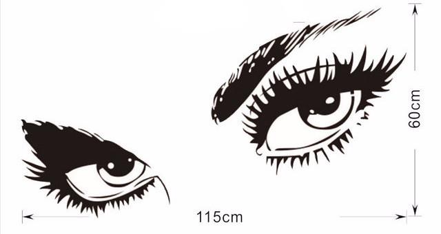 Sticker mural Géant - Sexy Eyes | sticker mural | STIKEO.COM