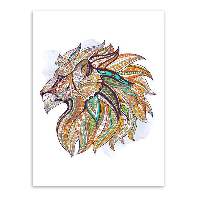 "Mystical Totem Animals" | poster | STIKEO.COM