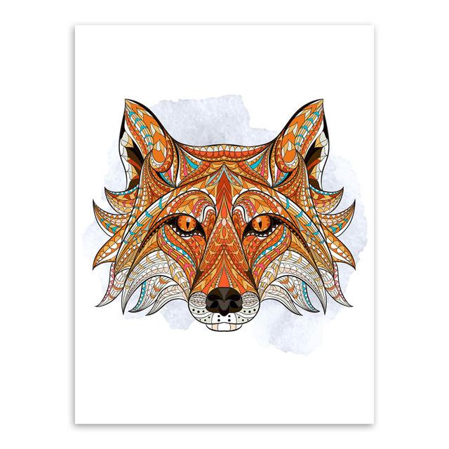 "Mystical Totem Animals" | poster | STIKEO.COM