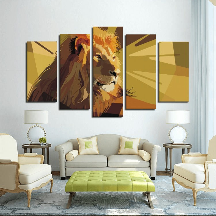 5 Panels Canvas Prints Wall Art for Wall Decorations