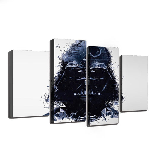 Tableaux sur toile - Set de 4 - Star Wars - Dark vador | tableau | STIKEO.COM