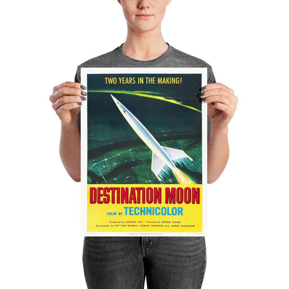 Poster Vintage - Destination Moon