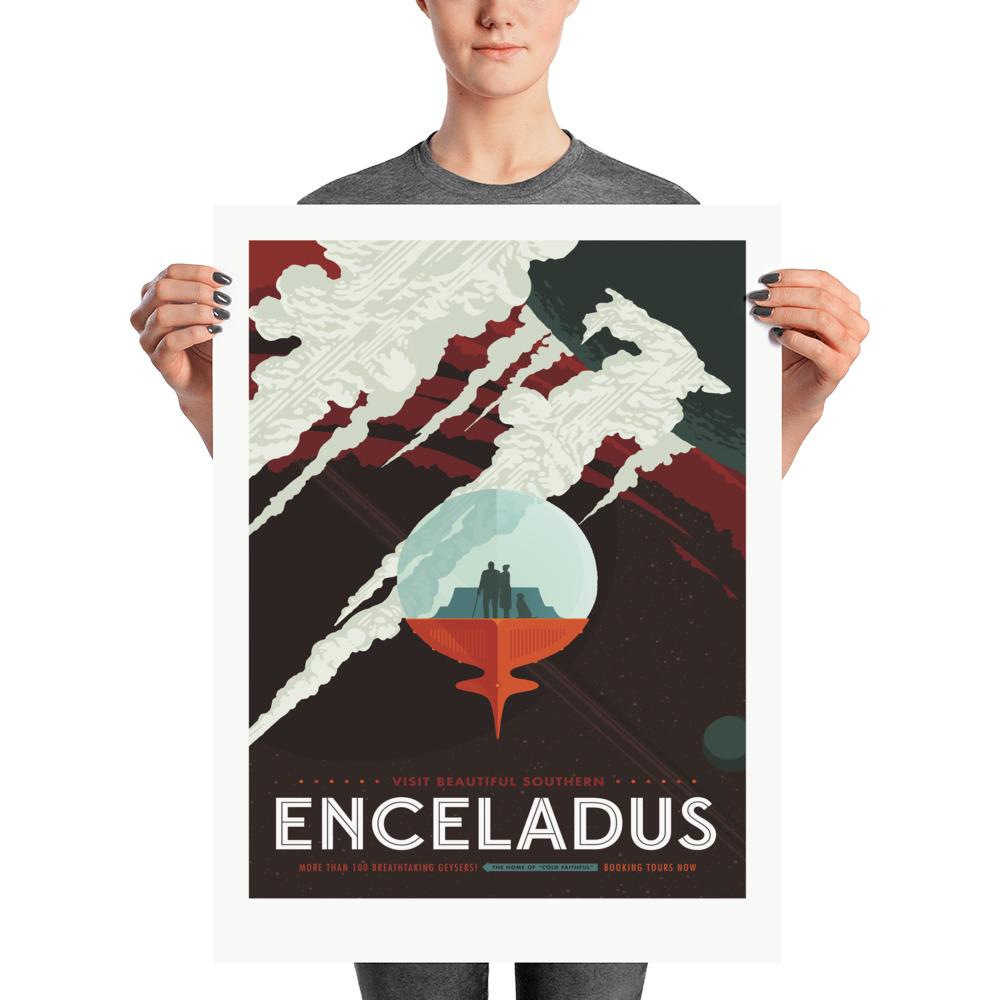 Encelade - Tourisme Spacial - NASA/JPL