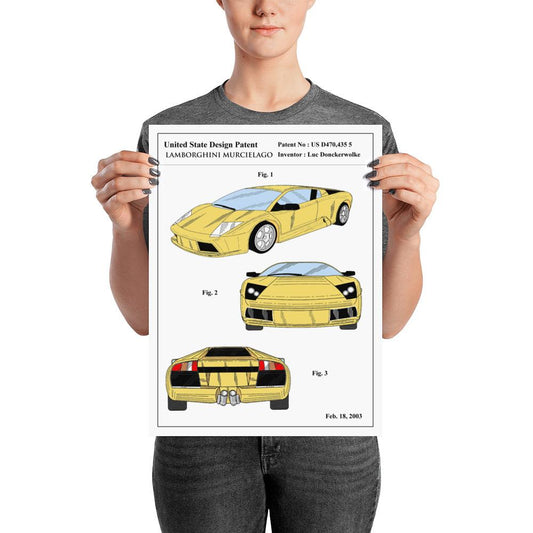 Affiche de Brevet - Lamborghini Murcielago