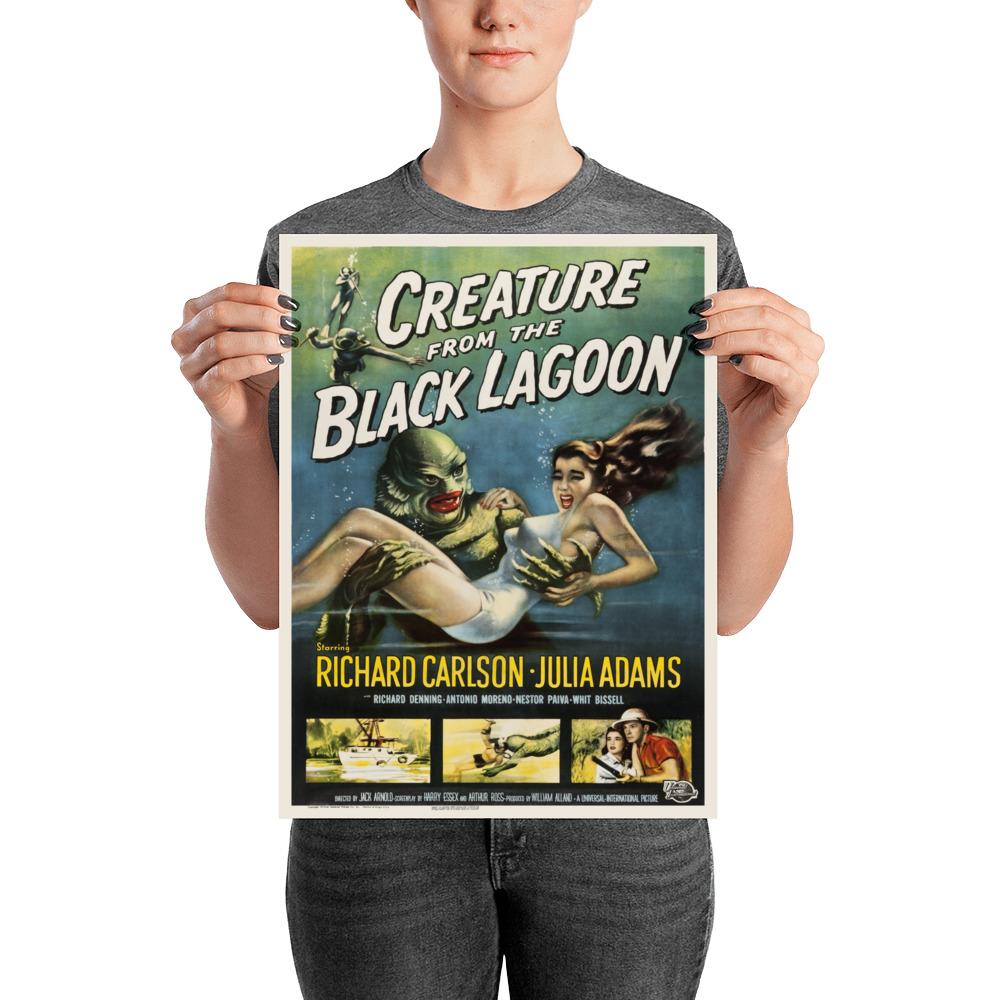 Poster Vintage - Creature of the black lagoon