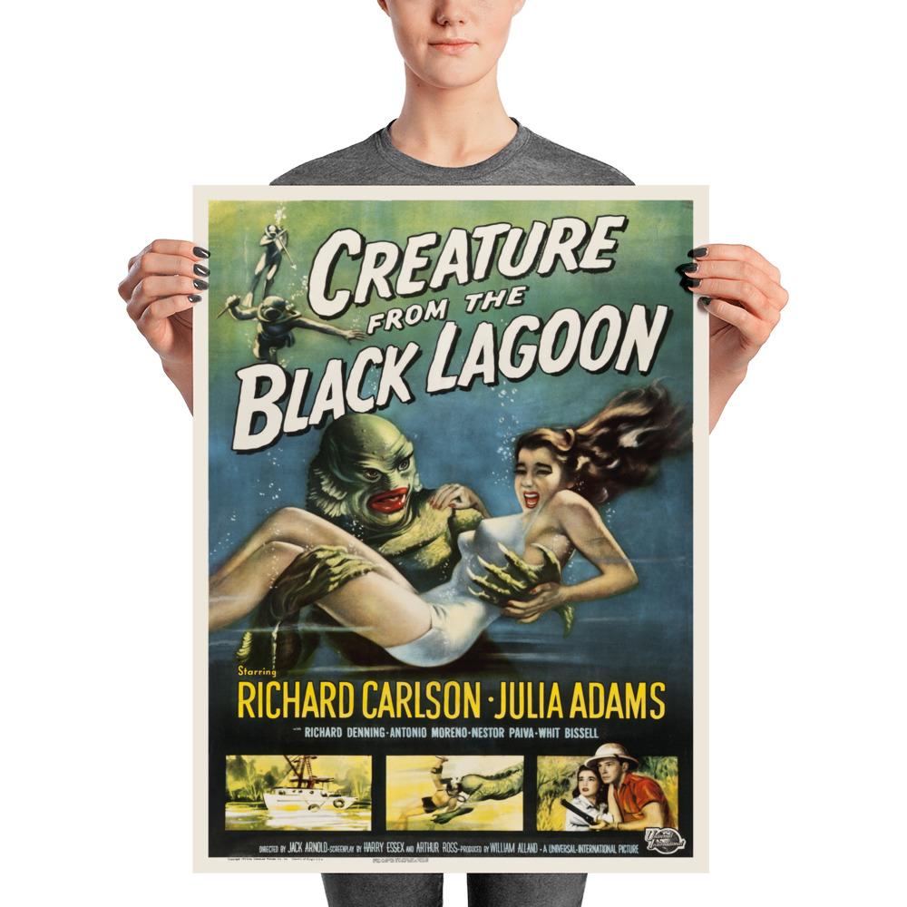 Poster Vintage - Creature of the black lagoon