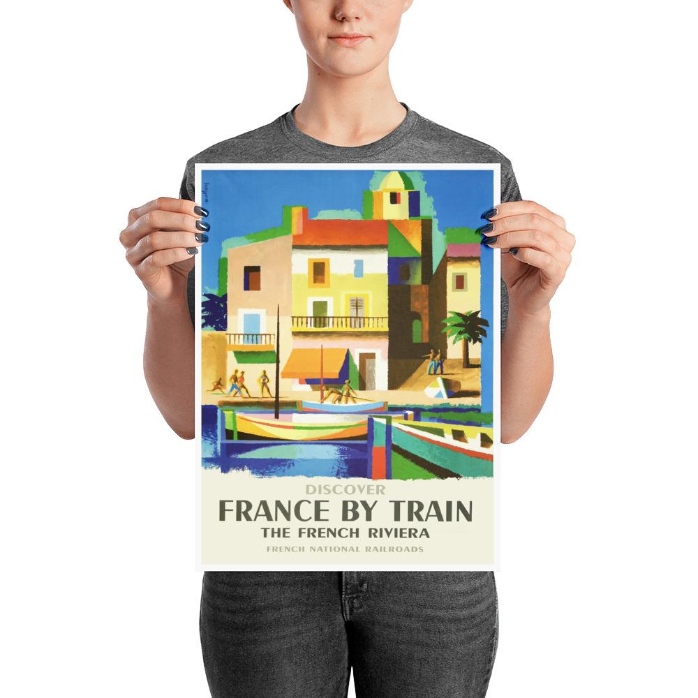 Poster Vintage - France By Train