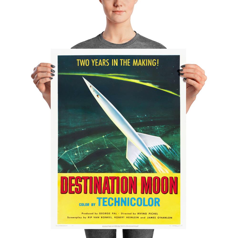 Poster Vintage - Destination Moon