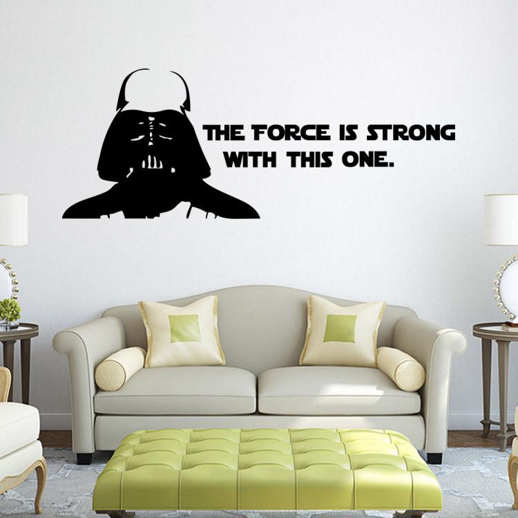 Sticker Mural - Star Wars - The Force Is Strong With This One | sticker mural | STIKEO.COM