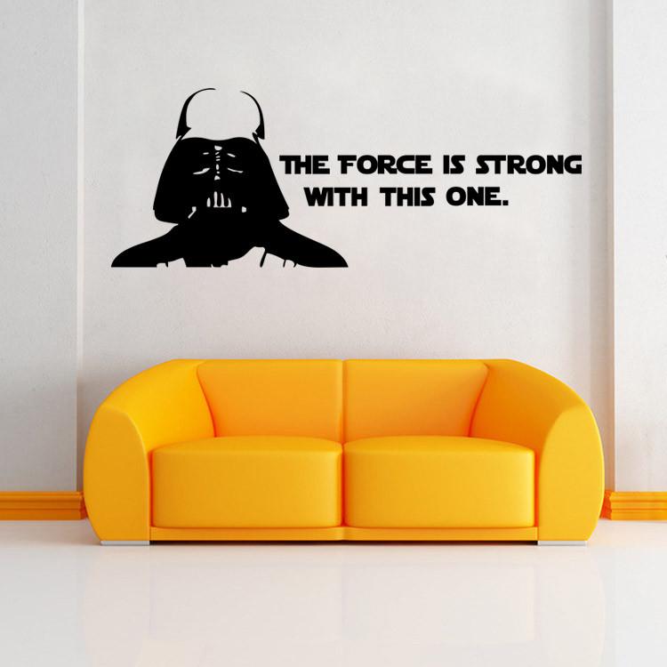 Sticker Mural - Star Wars - The Force Is Strong With This One | sticker mural | STIKEO.COM