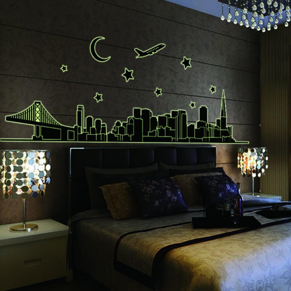 Sticker mural  -  Sticker fluorescent -  New york city | sticker mural | STIKEO.COM