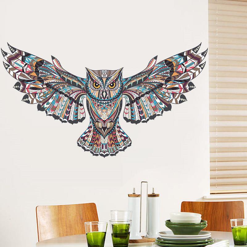 Sticker mural -  Tribal Owl | sticker mural | STIKEO.COM