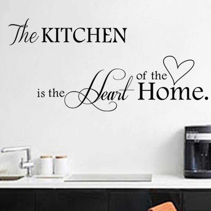 Sticker mural - The Kitchen is Heart of the Home | sticker mural | STIKEO.COM