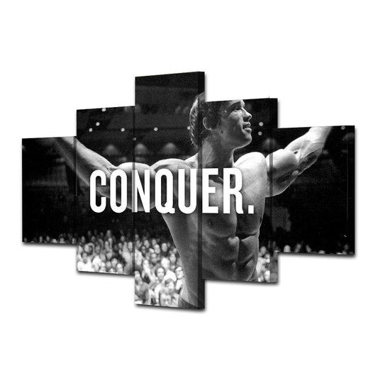 Arnold Schwarzenegger Conquer | tableau | STIKEO.COM