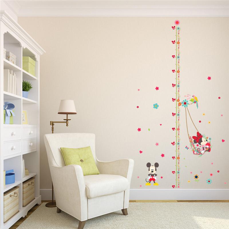 Sticker mural - Toise - Disney - Mickey et Minnie | sticker mural | STIKEO.COM