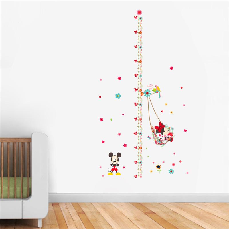 Sticker mural - Toise - Disney - Mickey et Minnie | sticker mural | STIKEO.COM