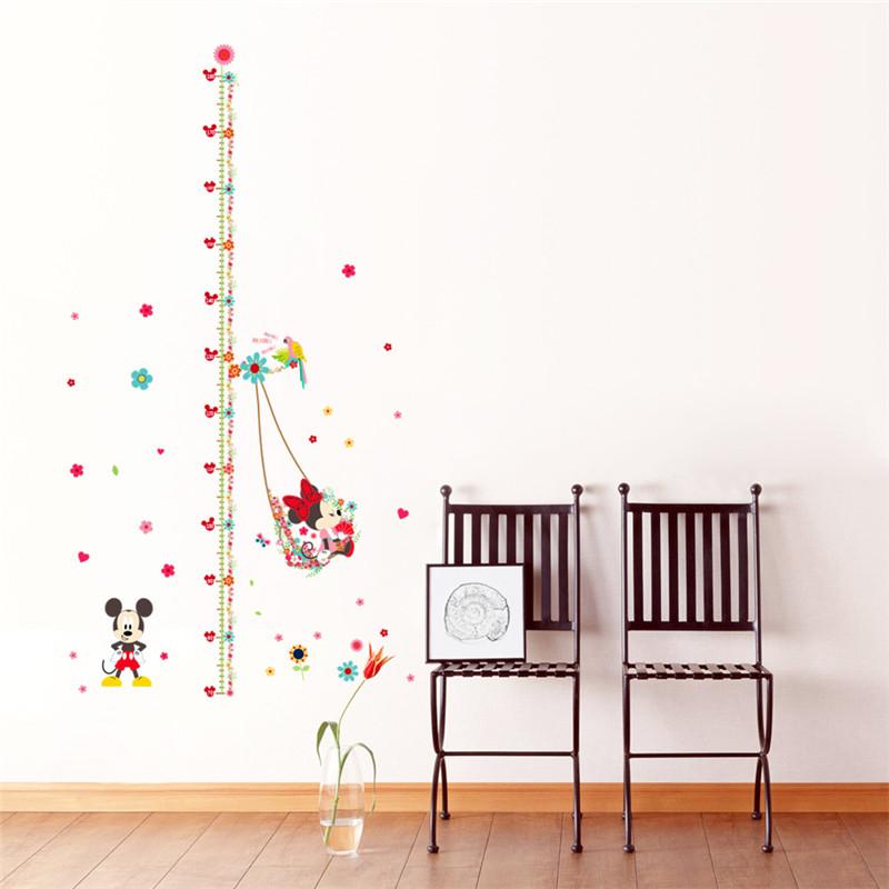 Sticker mural - Toise - Disney - Mickey et Minnie | sticker mural | STIKEO.COM