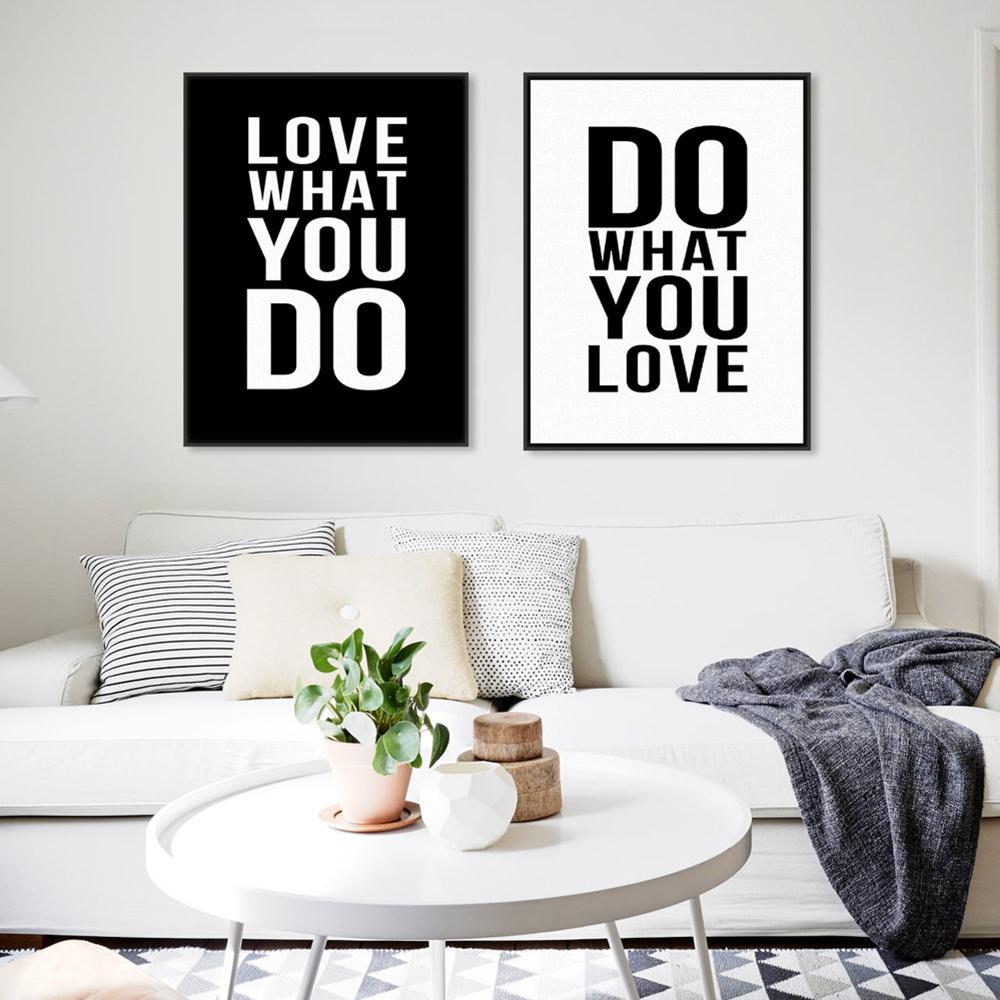 " Love what you do , Do what you love" | poster | STIKEO.COM