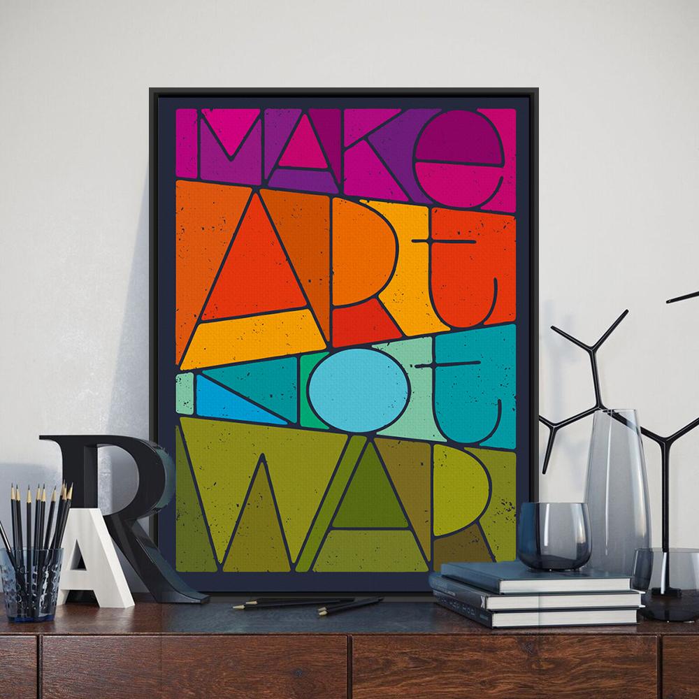 " Make art not War" | poster | STIKEO.COM