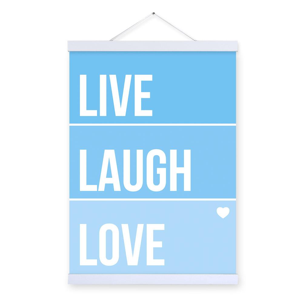 " LIVE, LAUGH ,LOVE " | poster | STIKEO.COM