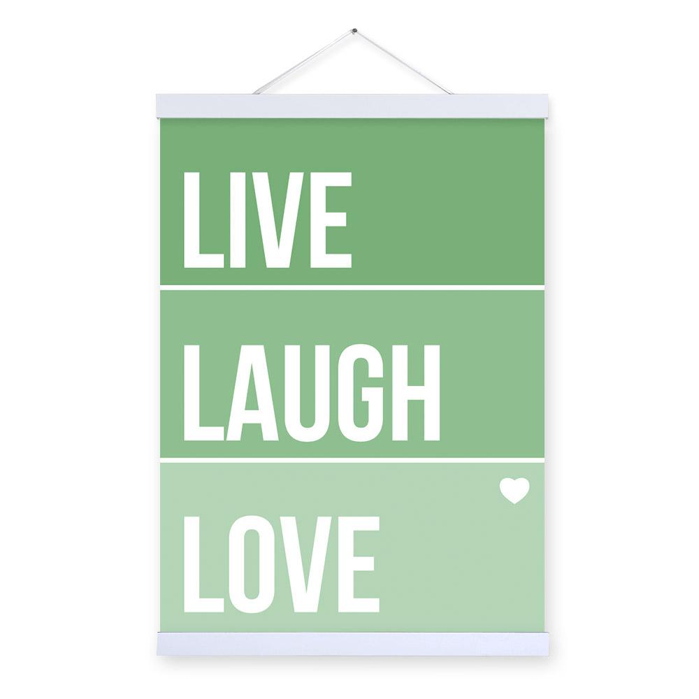 " LIVE, LAUGH ,LOVE " | poster | STIKEO.COM