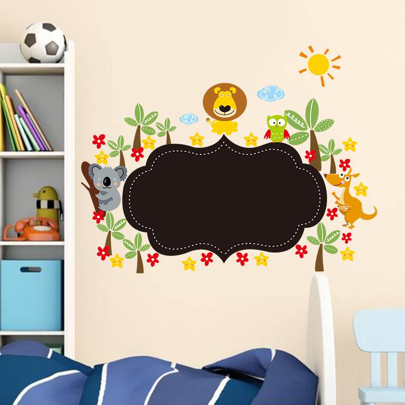 Sticker mural - Sticker Ardoise - Animaux en folie | sticker mural | STIKEO.COM