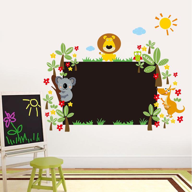 Sticker mural - Sticker Ardoise - Animaux en folie | sticker mural | STIKEO.COM