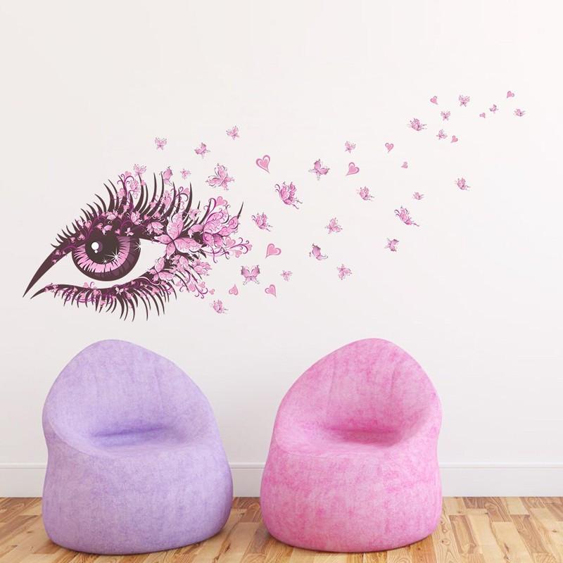 Oeil Papillon | sticker mural | STIKEO.COM