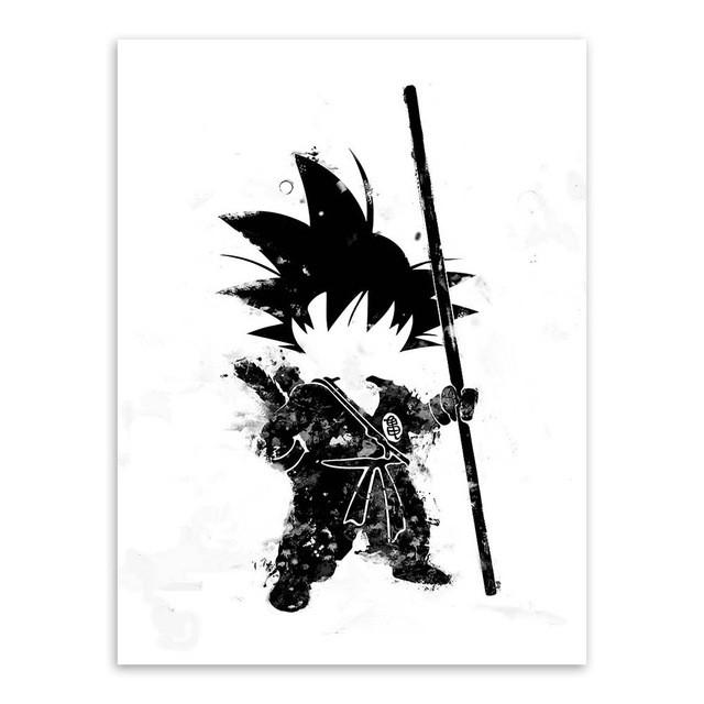 Dragon Ball - Watercolor Sangoku | poster | STIKEO.COM