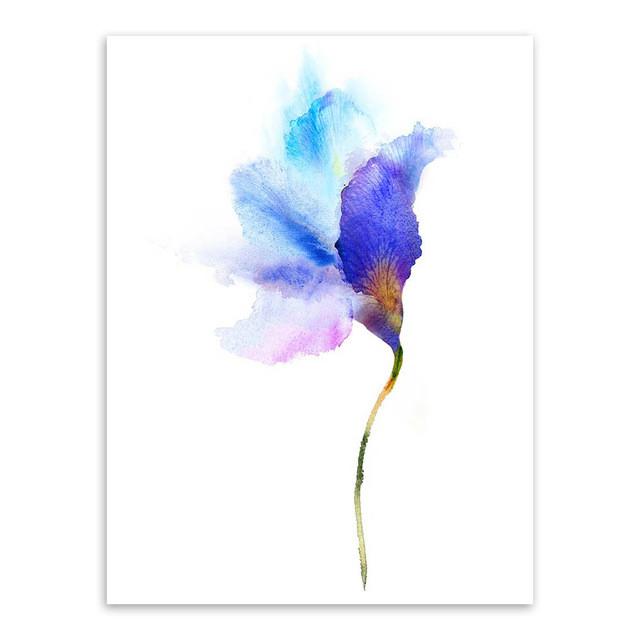 Watercolor Flowers Collection | poster | STIKEO.COM