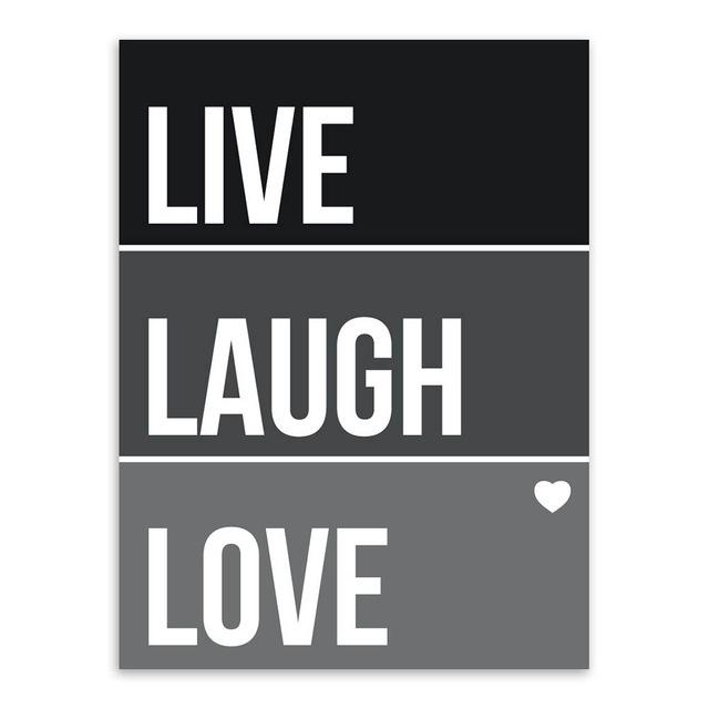 " LIVE, LAUGH ,LOVE " | poster | STIKEO.COM