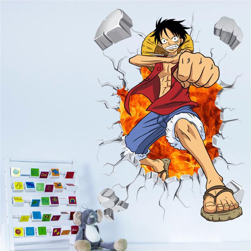 One Piece - Monkey D Luffy Enragé | sticker mural | STIKEO.COM