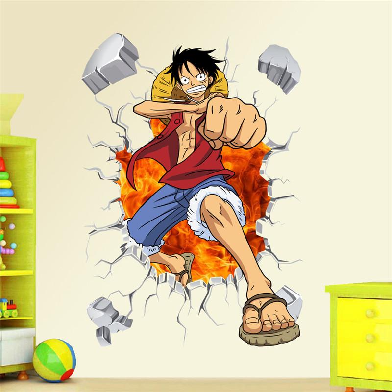 One Piece - Monkey D Luffy Enragé | sticker mural | STIKEO.COM