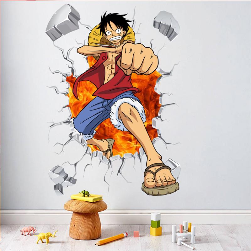 One Piece - Monkey D Luffy Enragé | sticker mural | STIKEO.COM