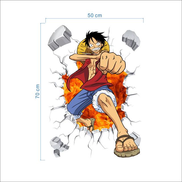 One Piece - Monkey D Luffy Enragé | sticker mural | STIKEO.COM