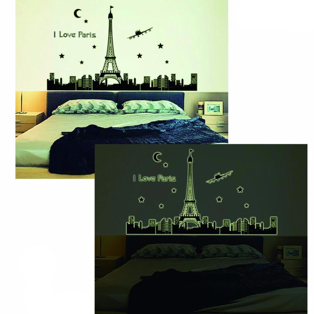 Sticker mural  -  Sticker fluorescent -  I Love Paris | sticker mural | STIKEO.COM