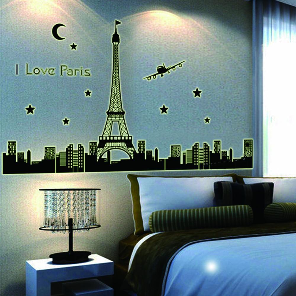 Sticker mural  -  Sticker fluorescent -  I Love Paris | sticker mural | STIKEO.COM