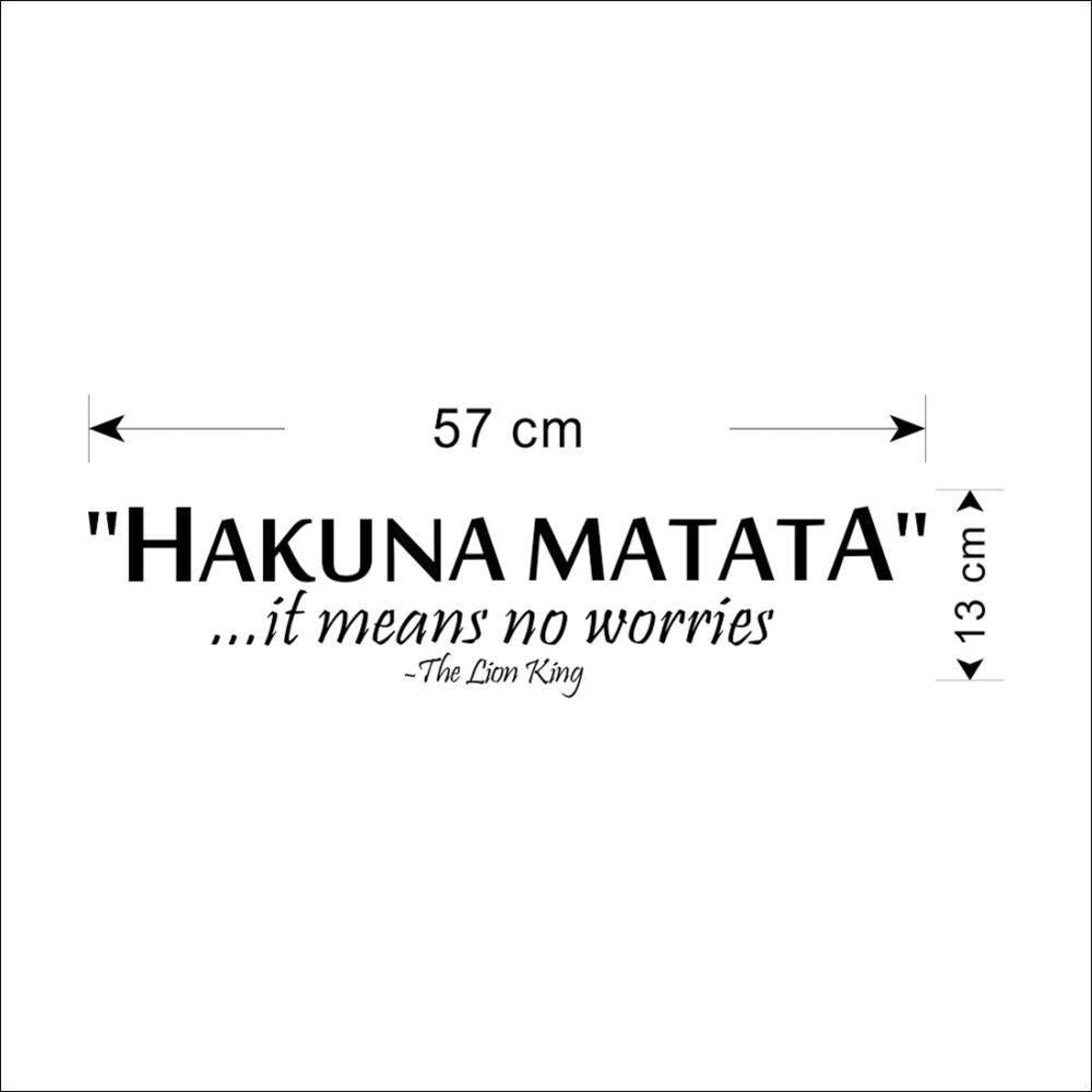 Sticker mural - Hakuna Matata - Le roi lion | sticker mural | STIKEO.COM