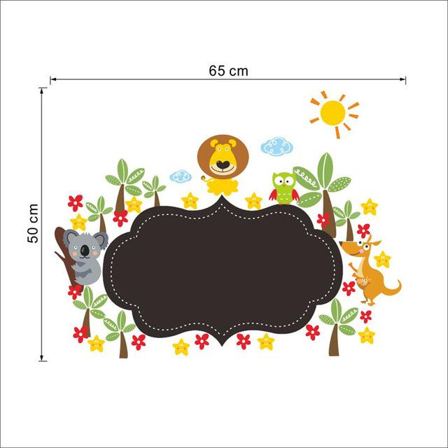 Sticker mural - Sticker Ardoise - Animaux en folie | sticker mural | STIKEO.COM