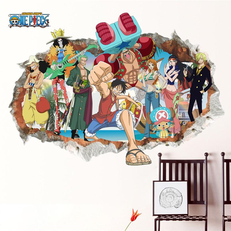 One Piece - L'équipage de Luffy | sticker mural | STIKEO.COM