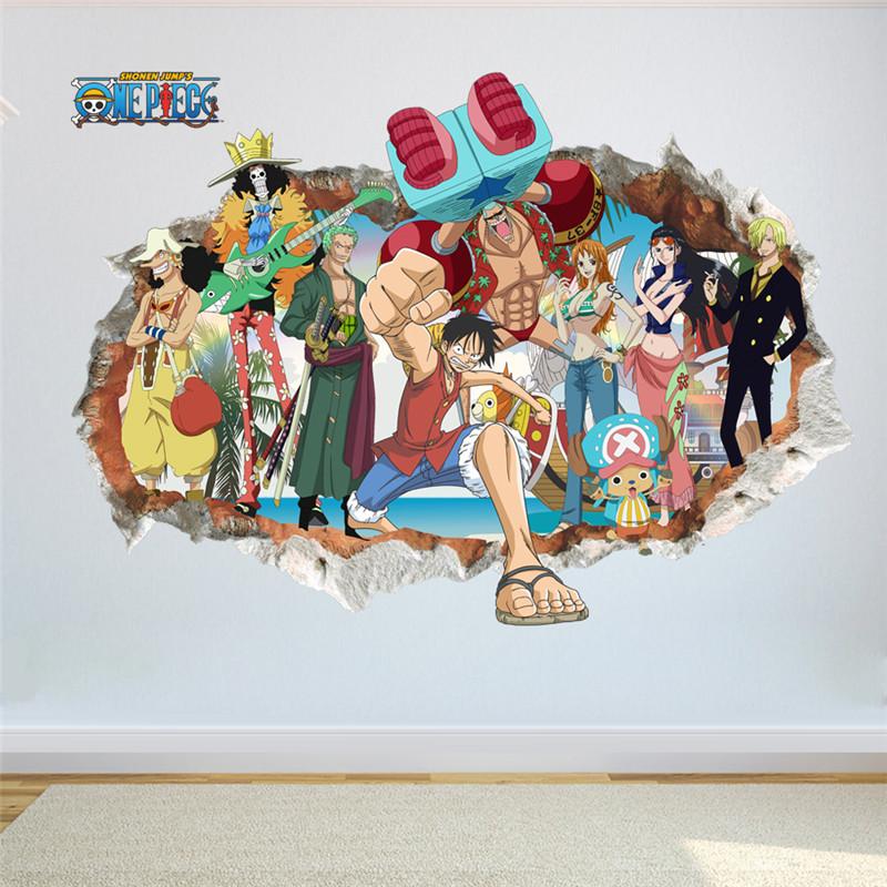 One Piece - L'équipage de Luffy | sticker mural | STIKEO.COM