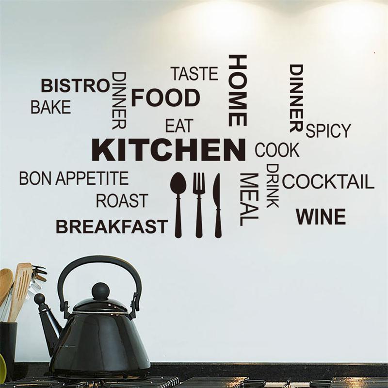 Sticker mural - Kitchen words | sticker mural | STIKEO.COM