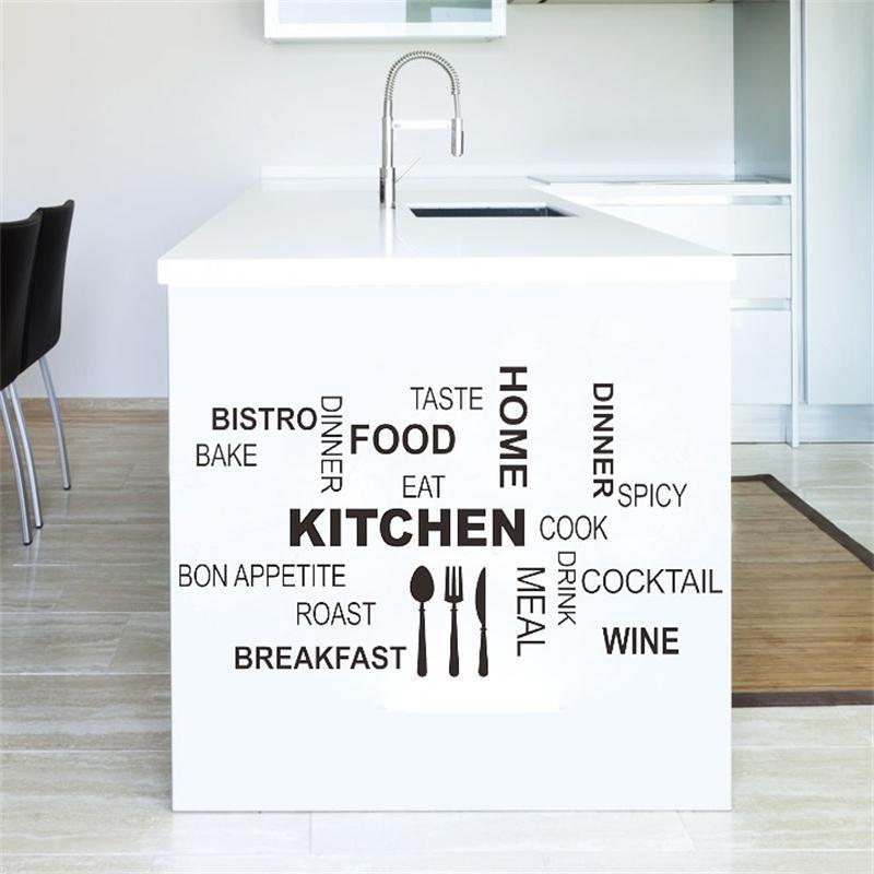 Sticker mural - Kitchen words | sticker mural | STIKEO.COM