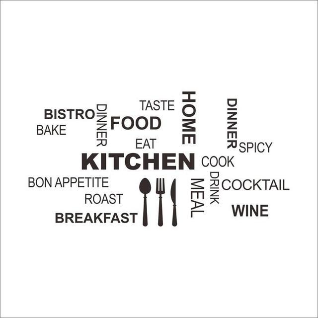 Sticker mural - Kitchen words | sticker mural | STIKEO.COM