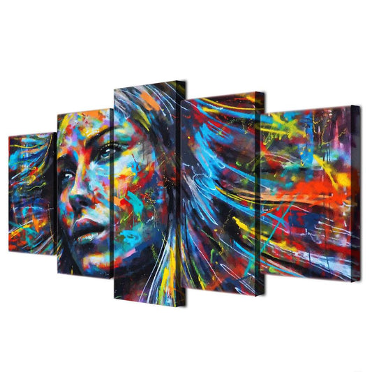 Colorful Woman | tableau | STIKEO.COM